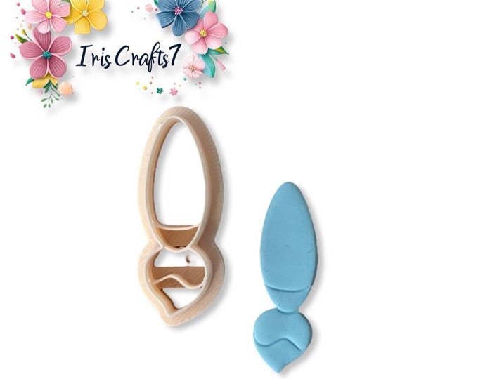 Paint Brush Polymer Clay Cutter - Ceramic tools - Earrings Making