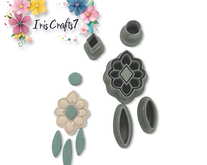 Amulet Set Polymer Clay Cutter Earring Jewelry Tool