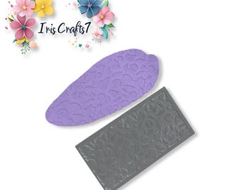 Rubber Texture Mat with Seashell Pattern for Polymer Clay and Pottery