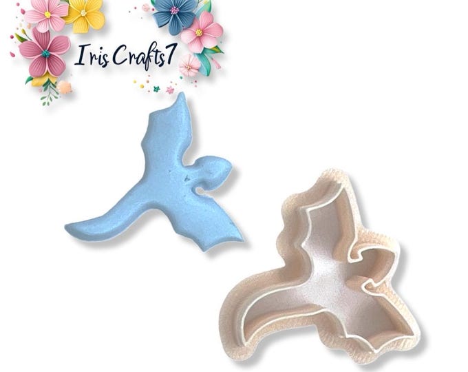 Dragon 4 Polymer Clay Cutter for Earring Making Unique Craft Tool