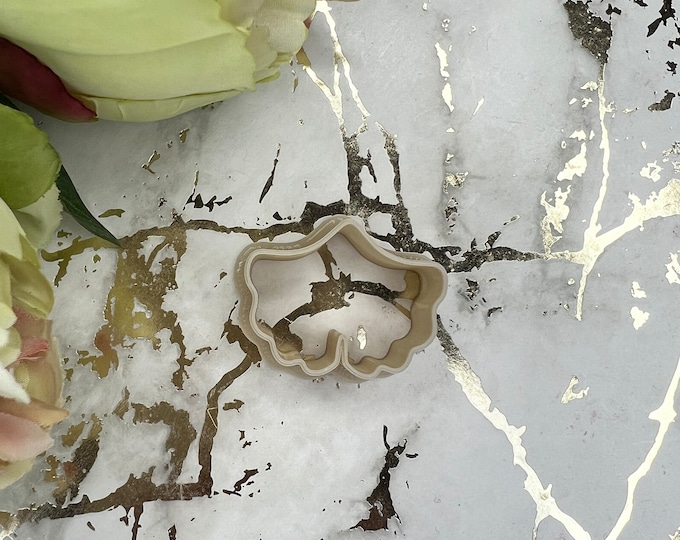 Ginkgo leaf polymer clay cutter