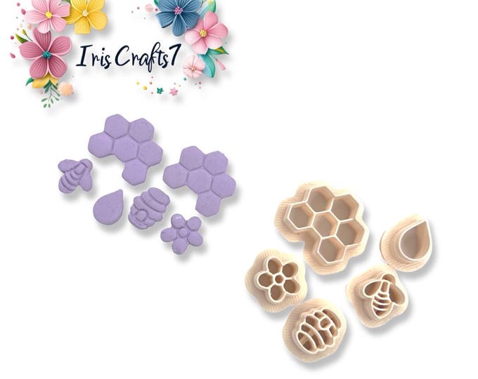 Honeycomb Earring Pack Polymer Clay Cutter - Earring Making