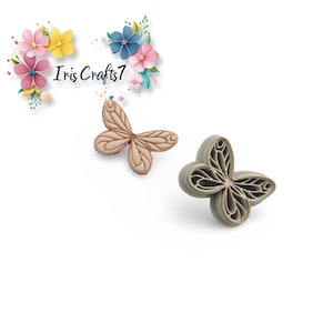 Butterfly 14 Polymer Clay cutter -Ceramic Tools - Earrings Making