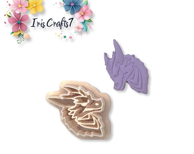 Dragon Head Polymer Clay Cutters - Handmade Jewellery - Earring Making