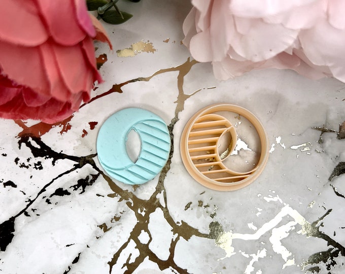 Clay cutters Circle 3| Ceramic tools| Earring making| Silver clay| Polymer clay cutters