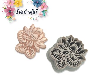 Water Lily Polymer Clay Cutter Floral Earring Jewelry Tool