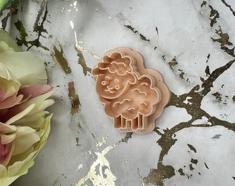 Cute Sheep 2 Polymer Clay Cutter – Farm Animal Earring Making Tool, Handmade Jewellery Supplies & DIY Craft Cutters for Clay Artists