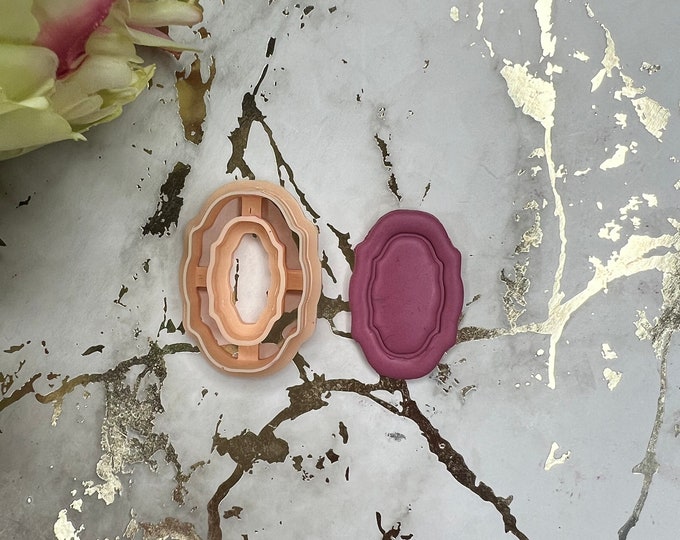 Vintage frame 3 polymer clay cutter