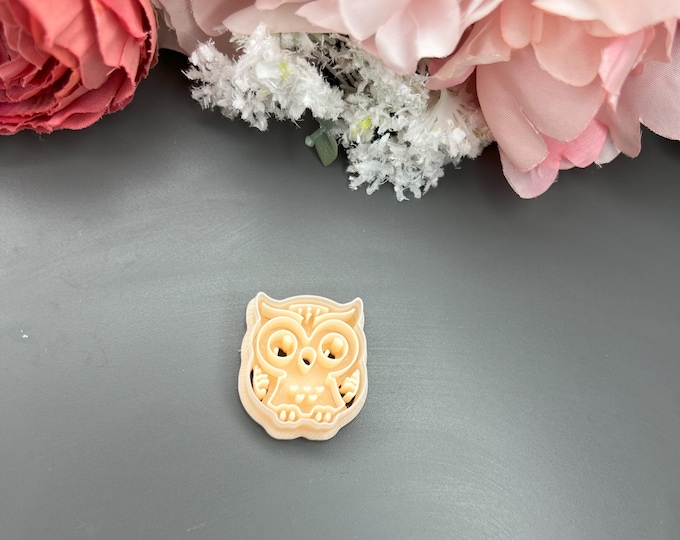 Clay cutters Owl 7_Polymer clay cutters_ Ceramic cutters_ Jewellery tools_ Clay tools