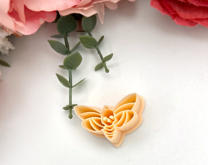 Clay cutters Moth| Polymer clay cutters| Ceramic tools| Jewellery making| clay tools