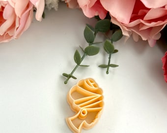 Woman Profile 3 Polymer Clay Cutters – Elegant Silhouette Face Shape Tools for Earring Making, Jewellery Crafts & DIY Designs