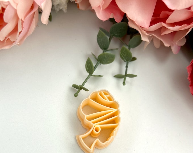 Woman profile 3 clay cutters| Polymer clay cutters| Ceramic tools| Earring making| Clay tools