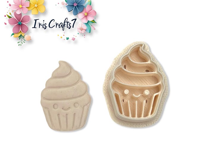 Kawaii Cupcake Clay Cutters: Polymer Clay Jewelry & Earring Making