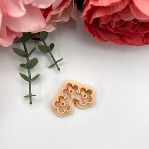 Clay Cutters Gänseblümchen Polymer Clay Werkzeuge für Ohrringe & Keramik | Florale Ausstechformen Set zum Basteln