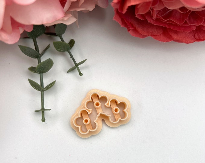 Clay cutters Daisies| Polymer clay cutters| Earring making| Ceramic tools| Clay tools