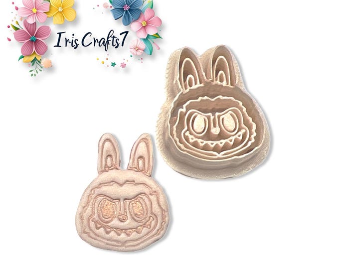 Cute Monster 3 Polymer Clay Cutter – Fun Halloween Earring Making Tool – Kawaii DIY Jewelry Supply – Iriscrafts7