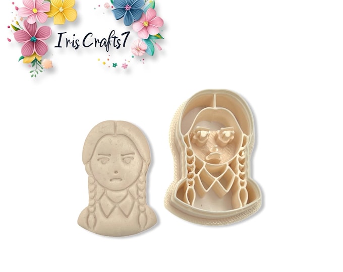 Wednesday 1 Cutter For Polymer Clay Earrings and Jewellery
