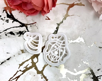 Beagle Polymer Clay Cutter Set, Christmas Earrings, Ceramic Tools, Handmade Jewelry Supplies