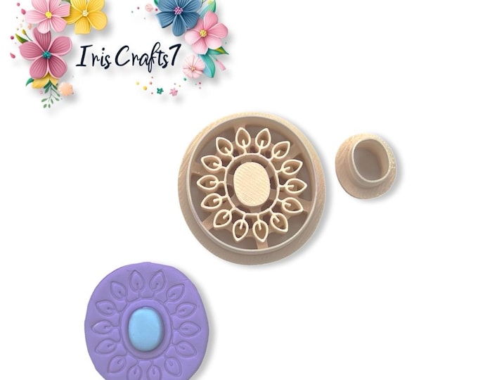 Organic Modern 3 Polymer Clay Cutter - Earring Making - Ceramic Tool