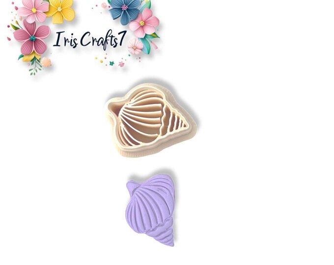 Shell 10 Polymer Clay Cutter for Earring Making - Crafting Tool