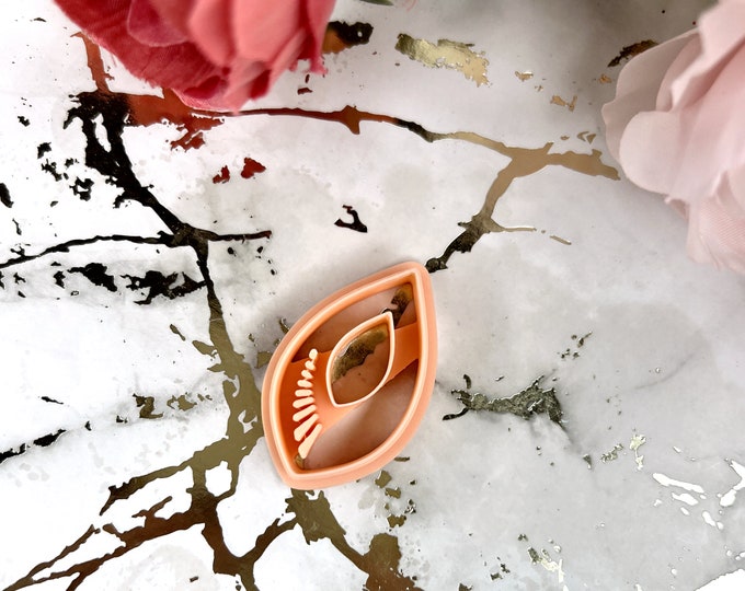 Geometric 7 clay cutter| Ceramic tools| Polymer clay cutters| Silver clay