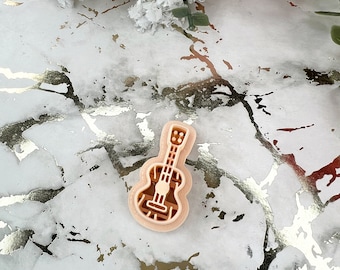Polymer Clay Cutter Ukulele Shape | Jewelry and Earrings Clay Tools | Ceramic & Craft Cutters for Polymer Clay Art