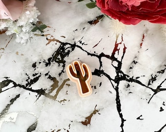 Cactus no.2 Polymer Clay Cutter for Handmade Earring Making, Jewellery & Craft Tools