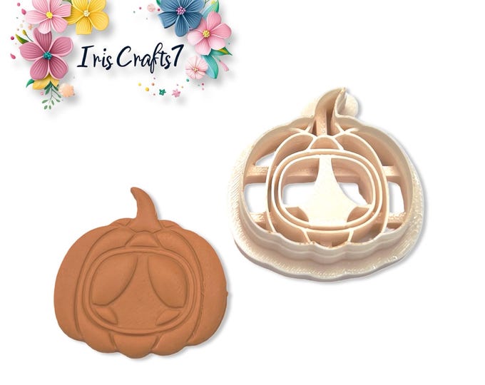 Pumpkin House Polymer Clay Cutter – Fall Earring Tool – Halloween Clay Cutter – Cute Autumn House DIY Jewelry Mold