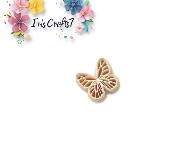 Butterfly 13 Polymer Clay cutter -Ceramic Tools - Earrings Making
