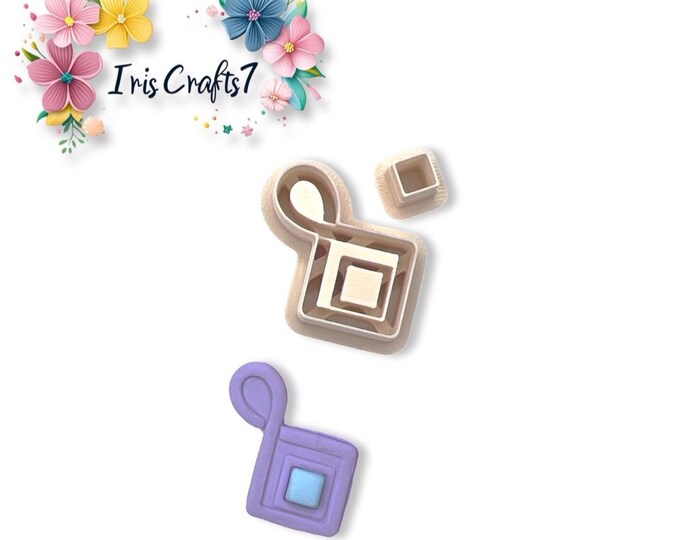 Strata Earrings 1 Polymer Clay Cutter - Jewellery Making Tools