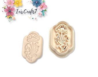 Delicate Poppy Polymer Clay Cutter for Earring & Jewelry Making