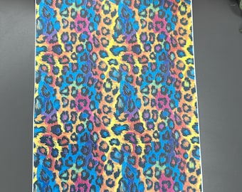Leopard Print Image Transfer Paper: Water Soluble Clay Tool