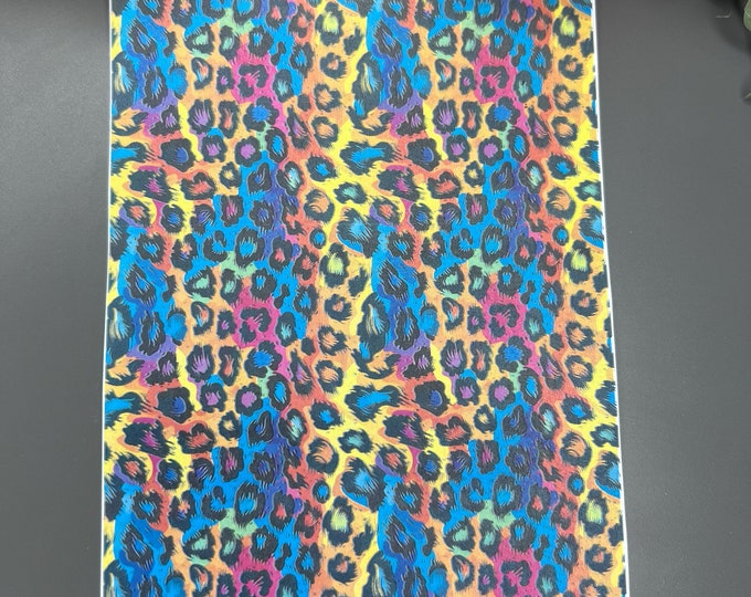 Leopard 2 image transfer paper_ Clay tools_ Water Soluble Paper_ Magic transfer paper