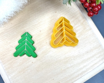 Christmas Tree 23 Polymer Clay Cutter - Handmade Earrings - Jewellery Making
