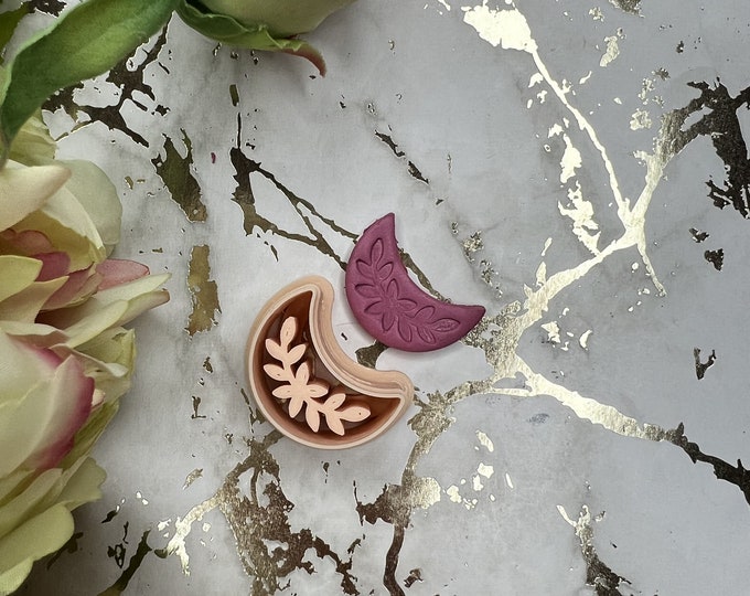 Crescent moon 1 polymer clay cutter