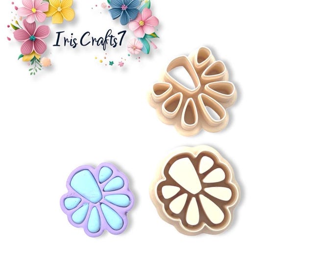 Polymer Clay Earring Cutter Bezel 4 Shape for Unique DIY Jewelry Making Tools Craft Supplies