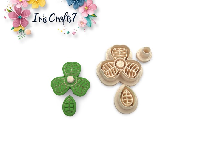 Clover Earring Combo 1 Polymer Clay Cutter - St Patrick Cutters