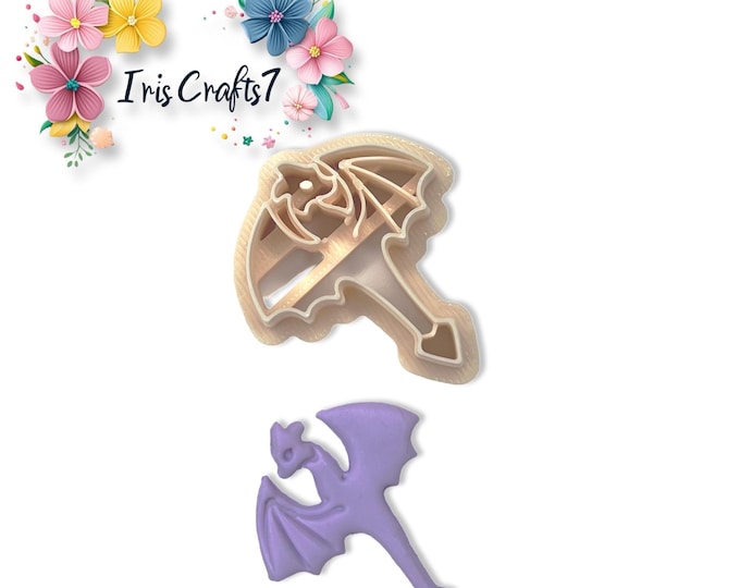Dragon 7 Polymer Clay Earring Cutter Creative Jewelry Making Tool