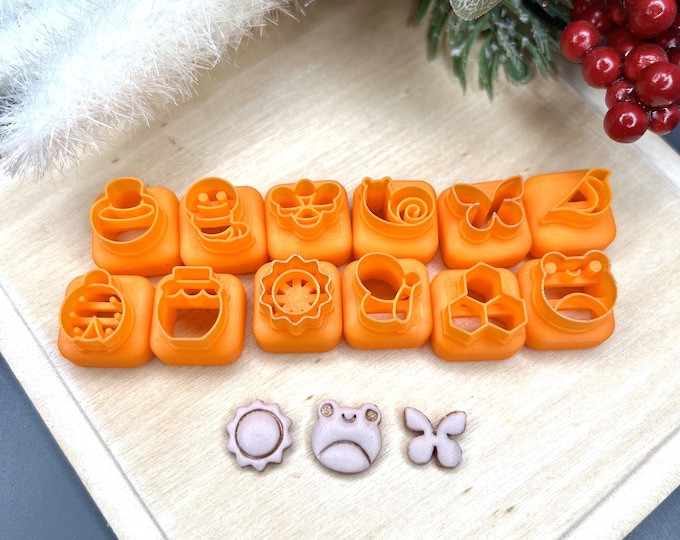 Spring Mini Polymer Clay Cutter - Handmade Earring - Jewellery Making