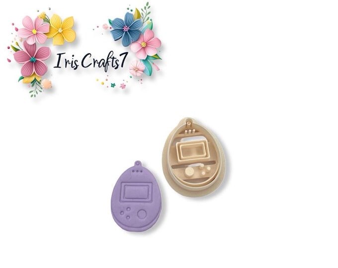 Egg Retro Game Polymer Clay Cutter - Ceramic Tools - Handmade Jewellery