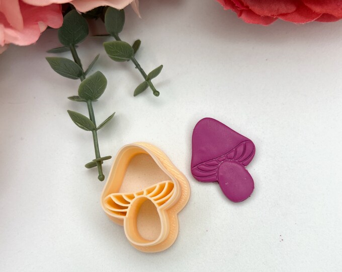 Clay cutters Mushroom 3| Polymer clay cutter| Ceramic tools| Jewellery making| Clay tools