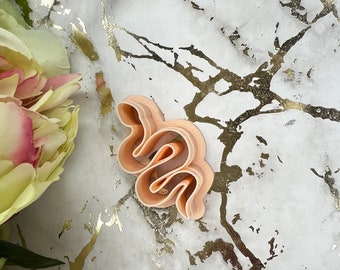 Snake 3 polymer clay cutter