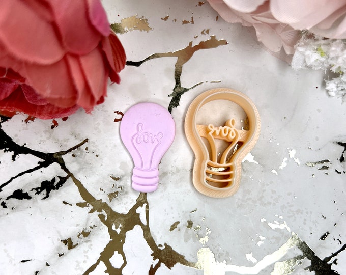 Love Lamp Polymer Clay Cutter for Earrings Jewelry Tool