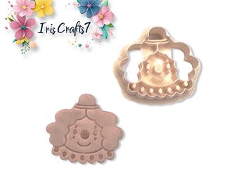 Clown Face Polymer Clay Cutters: Halloween Earring Jewelry DIY