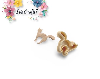 Cat 8 Polymer Clay cutter -Ceramic Tools - Earrings Making