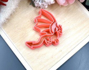 Dragon Spread Polymer Clay Cutters - Ceramic Tools - Handmade Jewellery