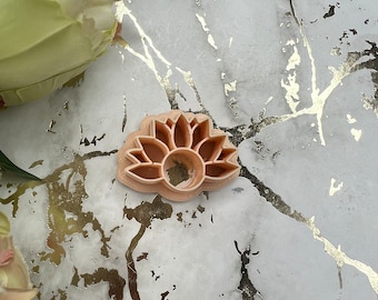 Half Sunflower Polymer Clay Cutter for Earrings and Jewelry Making