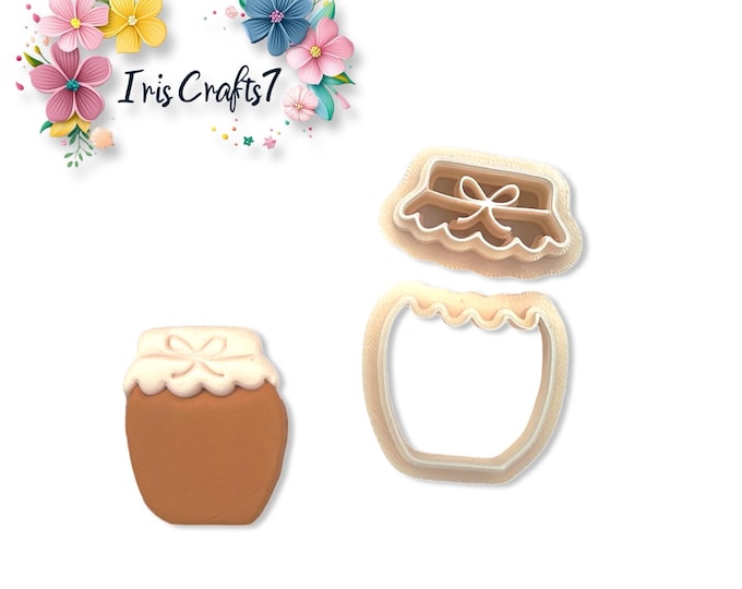 Polymer Clay Jar Cutter – Mason Jar Earring Mold – DIY Jewelry Tool – Cookie Cutter – Handmade Ceramic Craft Supplies