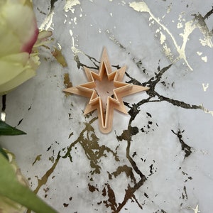 Star 3 polymer clay cutter / Christmas clay cutter