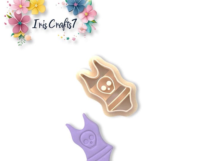 Swimsuite with Skull Polymer Clay Cutter - Earring Tool